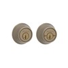 Kwikset SmartKey Security Antique Brass Metal Double Cylinder Deadbolt