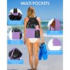 BROTOU Mesh Drawstring Backpack with Wet Pocket Multi Functional Swim