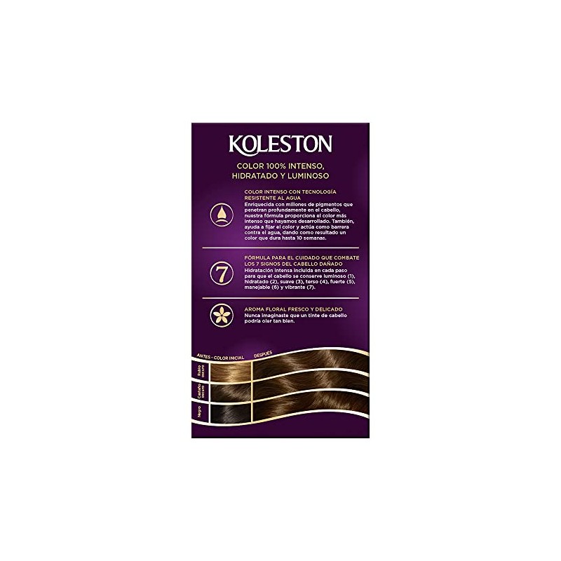Koleston Tinte Permanente 30 Castaño Oscuro, 70 ml - Paquete
