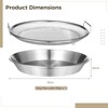 Stainless Steel Drip Pan with Filter Set, Kitchen Colander with