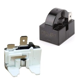 Xiciki QP2-4.7 PTC 1 Pin Refrigerator Start Relay Replacement Part 1/2HP Refrigerator Repair