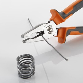 HR 170518 Universal Pliers, High Resistance DIN 5746 Chrome-Plated Steel, 180 mm with Bi-Material Handle