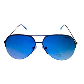 Kenneth Cole Reaction Gunmetal Gradient Smoke Aviator Sunglasses