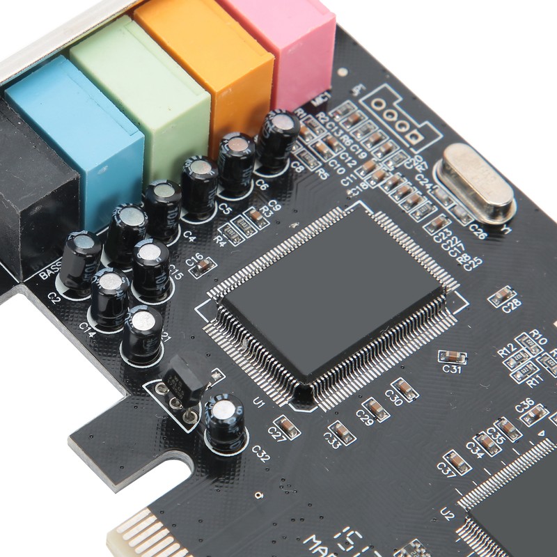 PCI-E 5.1 Sound Card CMI8738 Chip Stereo Audio Card Support