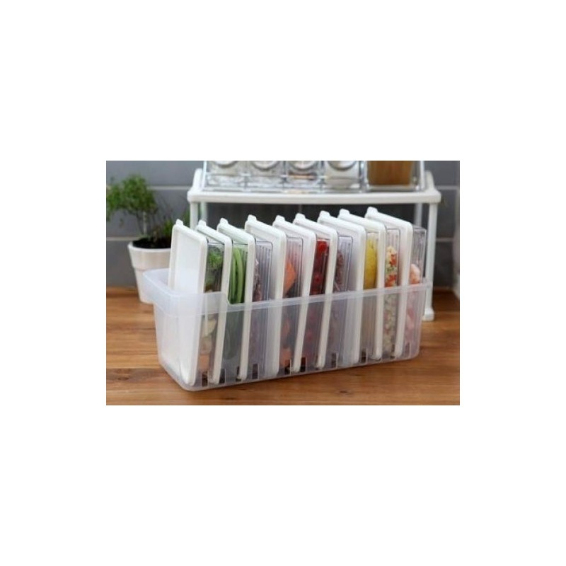 INNOVATION LIVING Kitchen Refrigerator Organizer, Fridge and Freezer Storage Trays