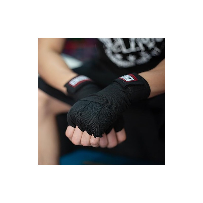 Ringside Mexican Style Boxing Hand Wraps (Pair), White, 180-Inch