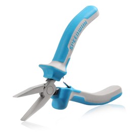 SPEEDWOX Flat Pliers Handmade Flat Pliers No Jagging Flat Pliers Flat Nose Pliers Craft Accessories 4.5 inches (115 mm) No Grooves Small Flat Mouth Precision Work Craft Tools Professional Beginners No Beads Damage Processing