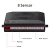 Parking Aid with 8 Front Rear Parking Sensors with Buzzer