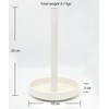 Kitchen Roll Holder Free Standing, Easy-to-Clean Ceramic Base, 18cm Diameter