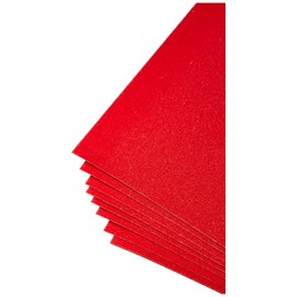 Premier Stationery A4 250gsm Glitter Card - Red. Pack of 10