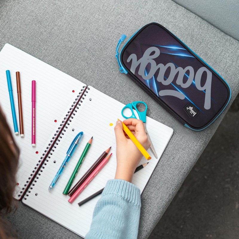 Pencil Case for Boys, Large Pencil Pouch for Primary and
