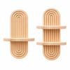 Boho Wooden Wall Shelf for Display & Storage – Single