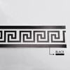 funlife Greece Pattern Peel and Stick Wall Border Stickers, Self