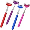 4-Piece Back Scratcher, Stainless Steel Telescopic Back Scratcher, Portable Back