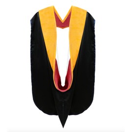 CLERKMANS Unisex Doctoral Graduation Hood for Doctorate Degree - University PhD Academic Hood