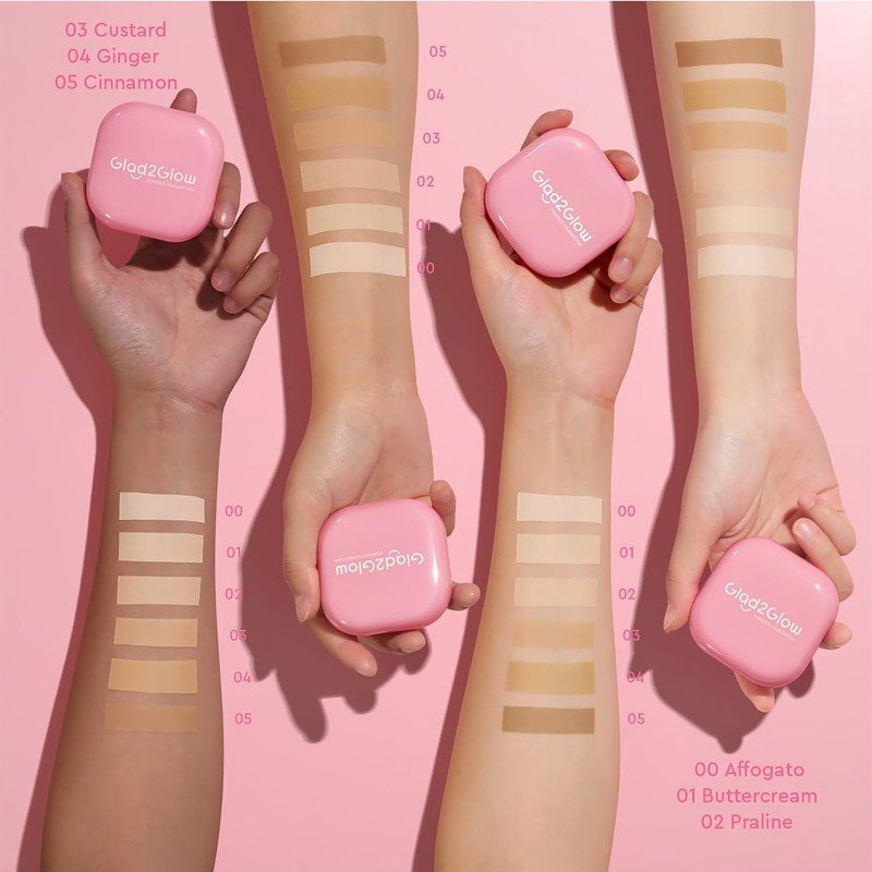 base en polvo de cobertura modulable, base tipo cushion con