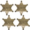 Mzztino Deputy Sheriff Badges Cowboy Party Decoration Badge Western Police