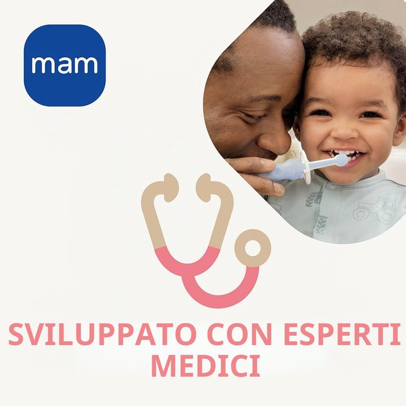 MAM Set di spazzolini da denti per l'apprendimento per bambini,