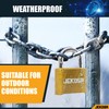 Jekosa® JKC/50 [Waterproof] Heavy Duty Combination Padlock Outdoor - [No