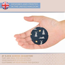 Destination Vinyl ltd Magnet for Refrigerator, Fridge - Cute Mouse & Cheese Pattern for Office, Cabinet and Whiteboard, Magnetic Stickers, 24511