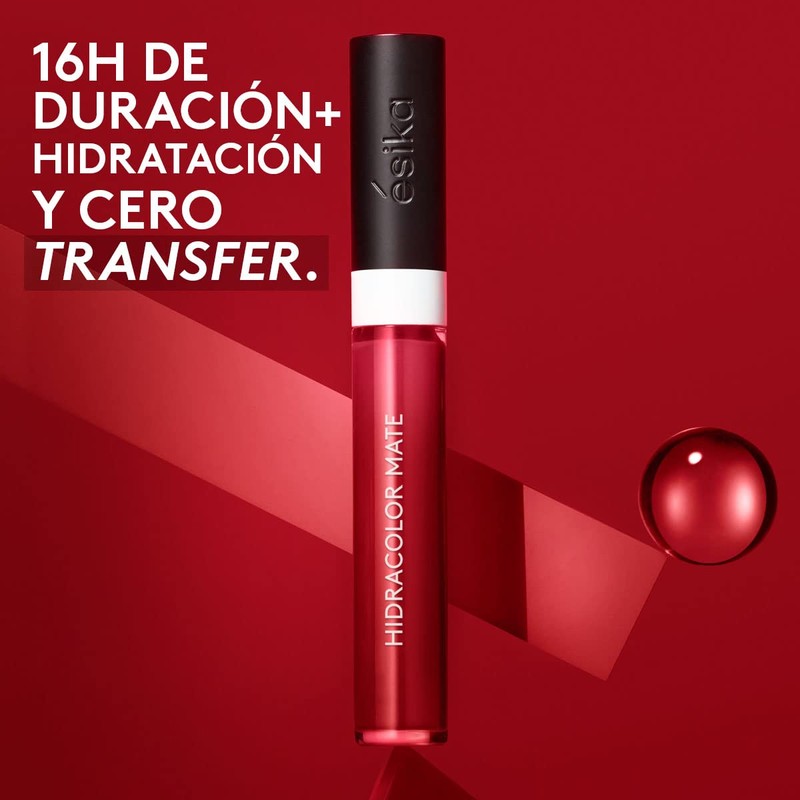 ésika - Labial Líquido No Transfer Hidracolor Mate, 6 ml