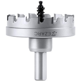 EZARC Hole Saw Carbide Drill, Powerful Hole Opener Ideal for Holes in Stainless Steel and Metal, 95 mm