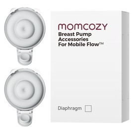 Momcozy Mobile Flow | M9 Upgrade Membrane, Original Mobile Flow | M9 Upgrade Replacement Accessories for Breast Pump, Pack of 2