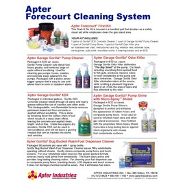 Garage Gorilla Forecourt First Kit - Exterior Gas Island Cleaning Kit