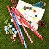 KUUQA 40Pcs Christmas Pencils with 35Pcs Erasers Fun Equipment for