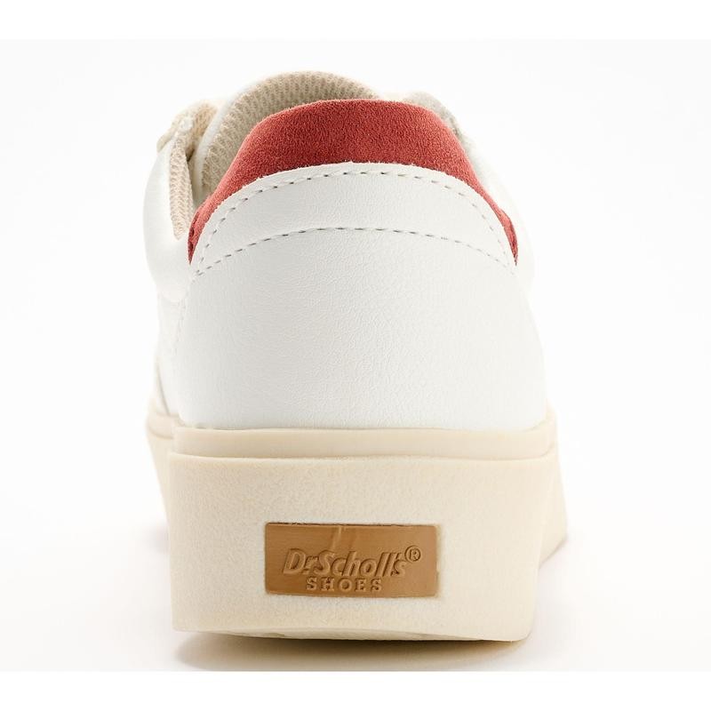 Dr. Scholl's Lace-Up Casual Sneakers - Madison Lace:_Silver_7 Medium