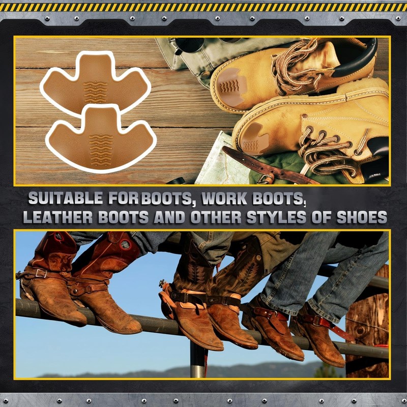 Geyoga 8 Pcs Boot Toe Protectors Work Boot Guards Shoe