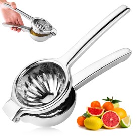 Wishstar Zitronenpresse, Zitruspresse Durchmesser von 8,5 cm, Saftpresse Manuell Entsafter, Zitrusfrucht Handpresse,Früchtepresse für Zitronen/Limetten/Apfelsinnen/Citrus/Grapfruit