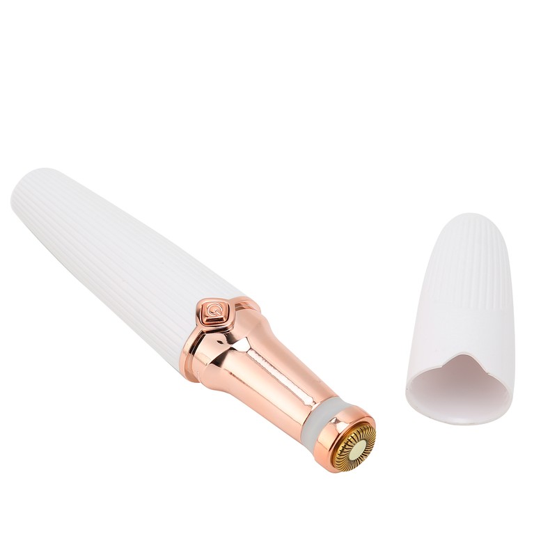 2 in 1 Electric Eyebrow Trimmer Lipstick Shape USB Rechargeable