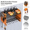 CCCEI Modular Power Tool Organizer Wall Mount with Charging Station.
