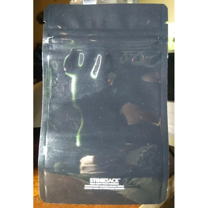 Stink Sack 4 x 6.3 Black UV/Smell Proof Bags Heat