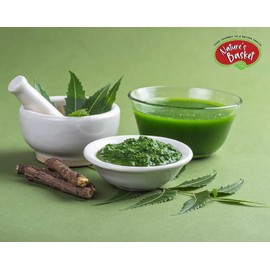 Nature's Basket Neem Powder | Promotes Healthy Skin, Boosts Immune System and Aids in Digestion - 227 Grams
