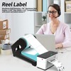 UOSIWYA Label Holder, Label Holder, 2-in-1 Thermal Label Holder for