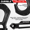 AUTODUNK 3/16" x 50ft Synthetic Winch Rope Kit 8,450LBS with