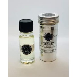 Organic Palmarosa Essential Oil (Cymbopogon martinii) (50ml) by NHR Organic Oils