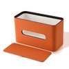 GORESE Tissue Box, Leather Rectangular Cosmetic Tissue Box, Paper Tissue