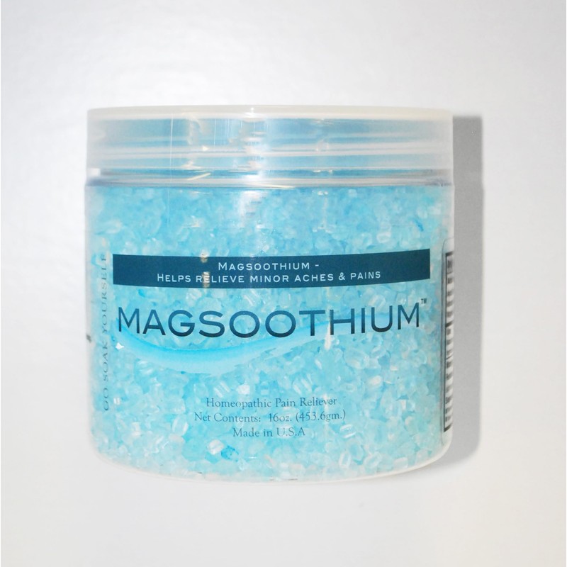 Magsoothium 16oz Soaking Crystals Peppermint