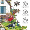 Chalzidar Jigsaw Puzzles for Adults 1000 Pieces, Interlock Perfectly Letter