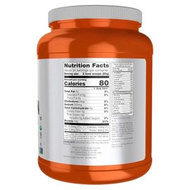 Now Foods - Suplemento Alimenticio de Polvo de Proteína de Origen Vegetal Orgánica 680g