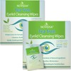 NOVEHA 120Pcs Tea Tree Oil Eyelid & Lash Wipes With