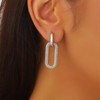 Paperclip Earrings for Women Lightweight Chain Link Dangle Earrings with