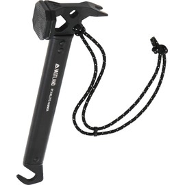 Vastland Peg Hammer Lightweight Short Stainless Steel Camping Hammer with Strap