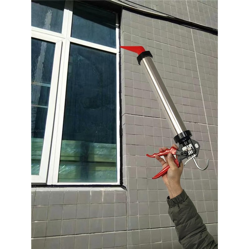 luzhidongm 6 pieces of curved caulking guns and nozzles, reusable