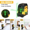 PREXISO Laser Level Self Leveling - 100Ft Rechargeable Cross Line