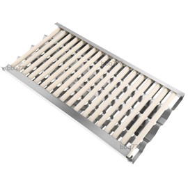 soldbbq Radiant Tray and Ceramic Rod Replacement Kit for DCS Gas Grill Model BGA36, BGA48, BGB36, BGB48, 27D-8QRN, 27D-BQRL, and More, 18 5/8" x 9 7/8" Each