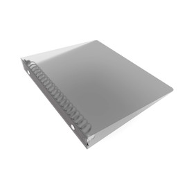 20-Hole Ring Binder, Loose Leaf Folder, A5 Folder, Can Filler Paper Folder (20 Ring Binder, A5-Gray)